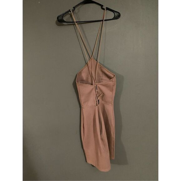 Tobi The Low Down Marsala Bodycon Dress Size Large - Picture 5 of 9